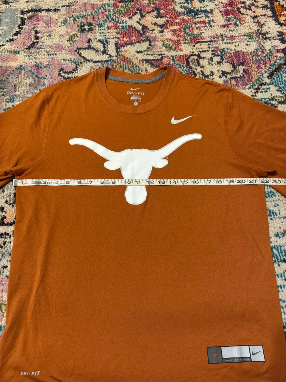 Nike Burnt Orange Texas Longhorns Dri-Fit Tee